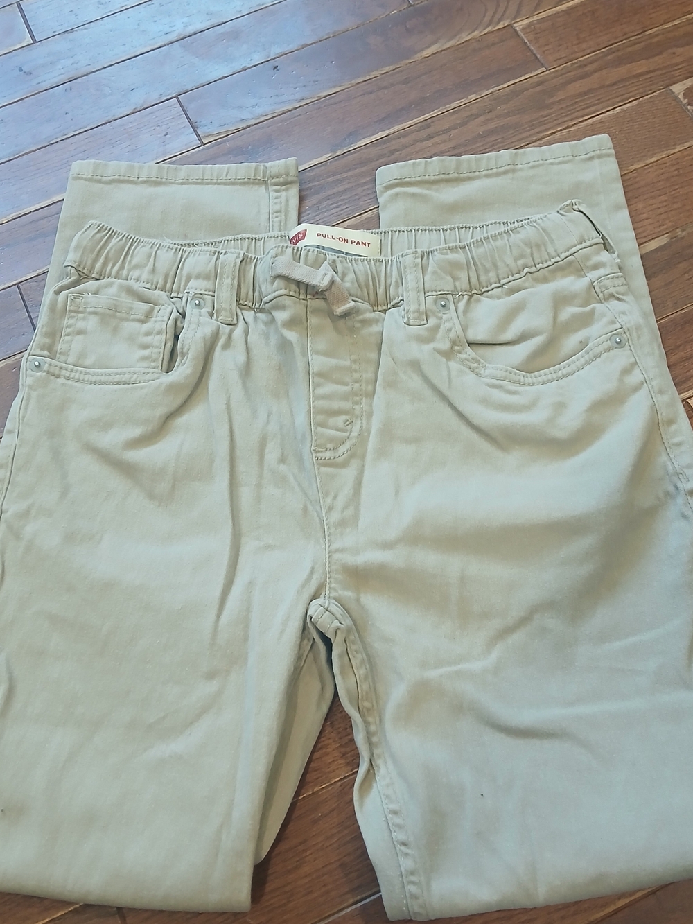 Levi's Kids Pull-On Chino Pants in Light Khaki Sz 16 Reg ( 28x30) Uniform School